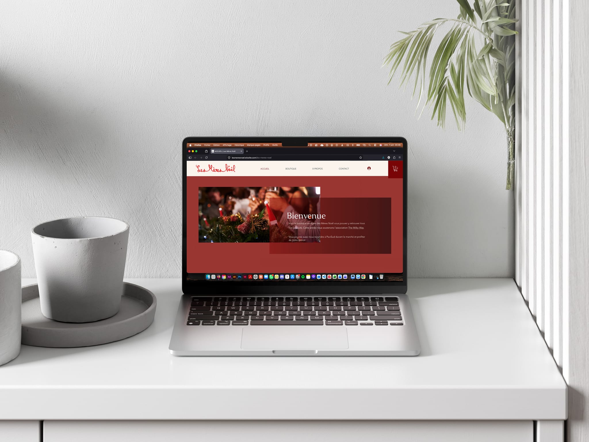 Site internet de l'association Les Mères Noël